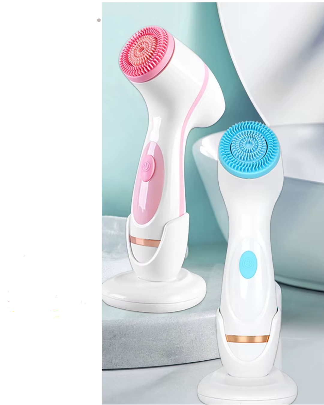 Brosse de Soin Facial 3 en 1 Électrique Intelligent™ : Nettoie en Profondeur le visage !