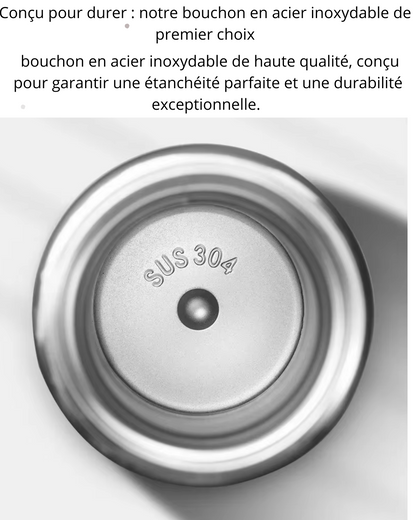 Bouteille Thermos 500ml en Acier Inoxydable avec Affichage Numérique™ : Garde Vos Boissons à Température Idéale avec Température Réglable et  Entièrement Étanche