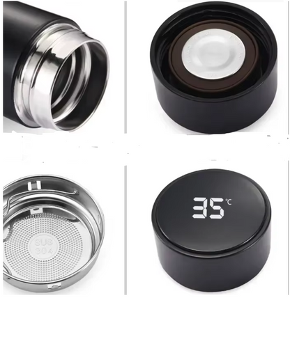 Bouteille Thermos 500ml en Acier Inoxydable avec Affichage Numérique™ : Garde Vos Boissons à Température Idéale avec Température Réglable et  Entièrement Étanche