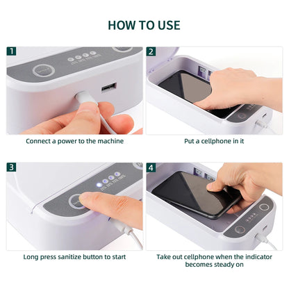 Stérilisateur UV Électrique Multifonctionnel™ Ultra-Efficace et  Élimine 99,99% des Virus et Bactéries et Désinfecte en Profondeur!