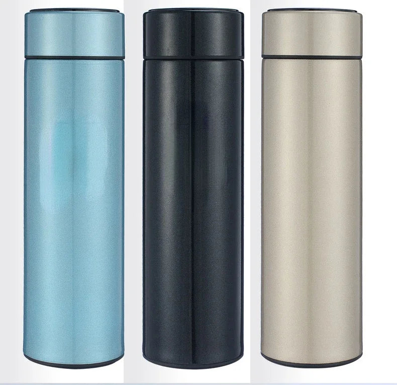 Bouteille Thermos 500ml en Acier Inoxydable avec Affichage Numérique™ : Garde Vos Boissons à Température Idéale avec Température Réglable et  Entièrement Étanche