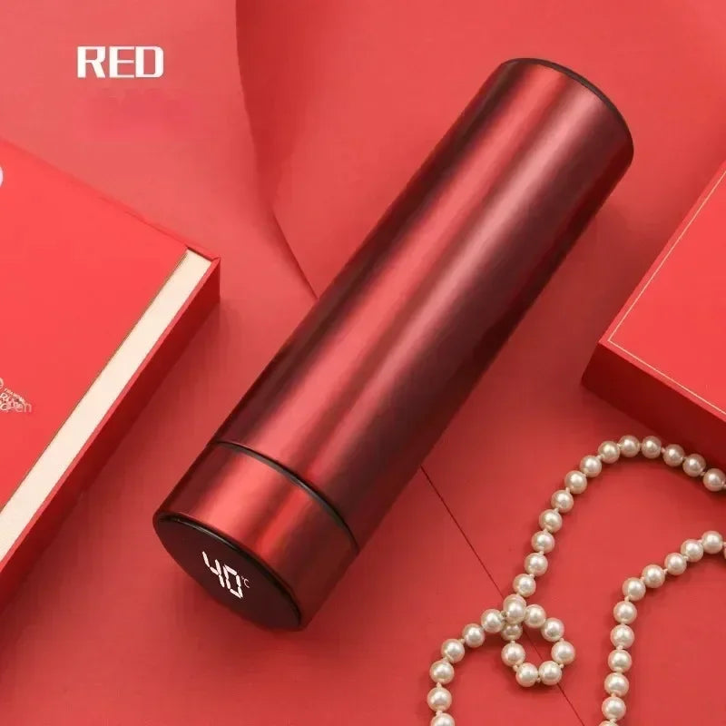 Bouteille Thermos 500ml en Acier Inoxydable avec Affichage Numérique™ : Garde Vos Boissons à Température Idéale avec Température Réglable et  Entièrement Étanche