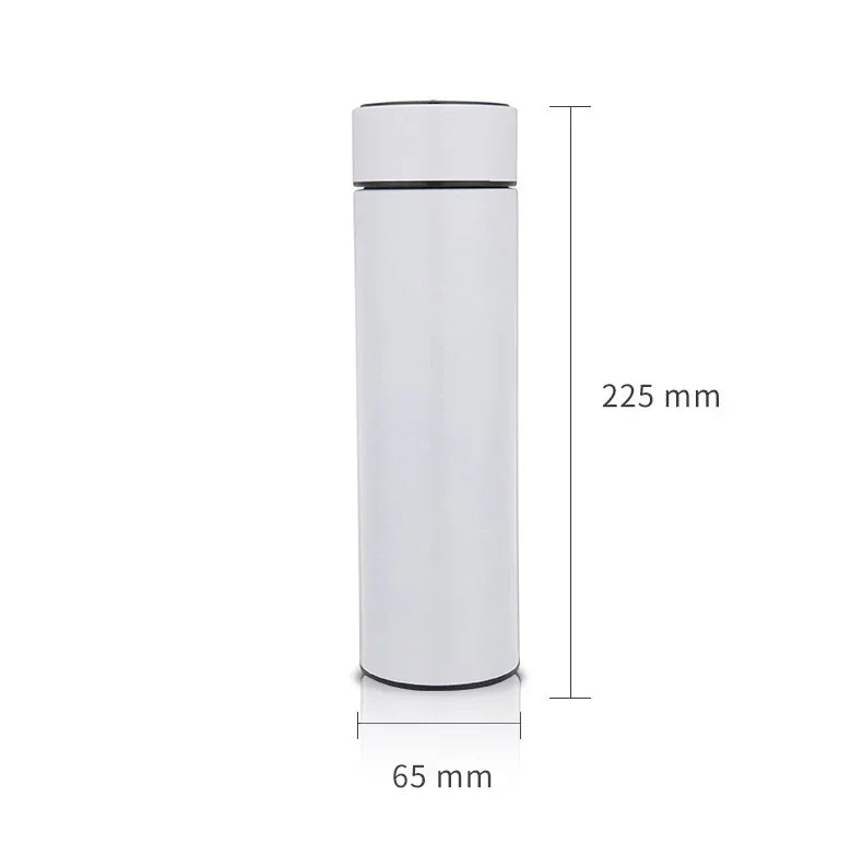 Bouteille Thermos 500ml en Acier Inoxydable avec Affichage Numérique™ : Garde Vos Boissons à Température Idéale avec Température Réglable et  Entièrement Étanche