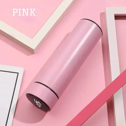 Bouteille Thermos 500ml en Acier Inoxydable avec Affichage Numérique™ : Garde Vos Boissons à Température Idéale avec Température Réglable et  Entièrement Étanche
